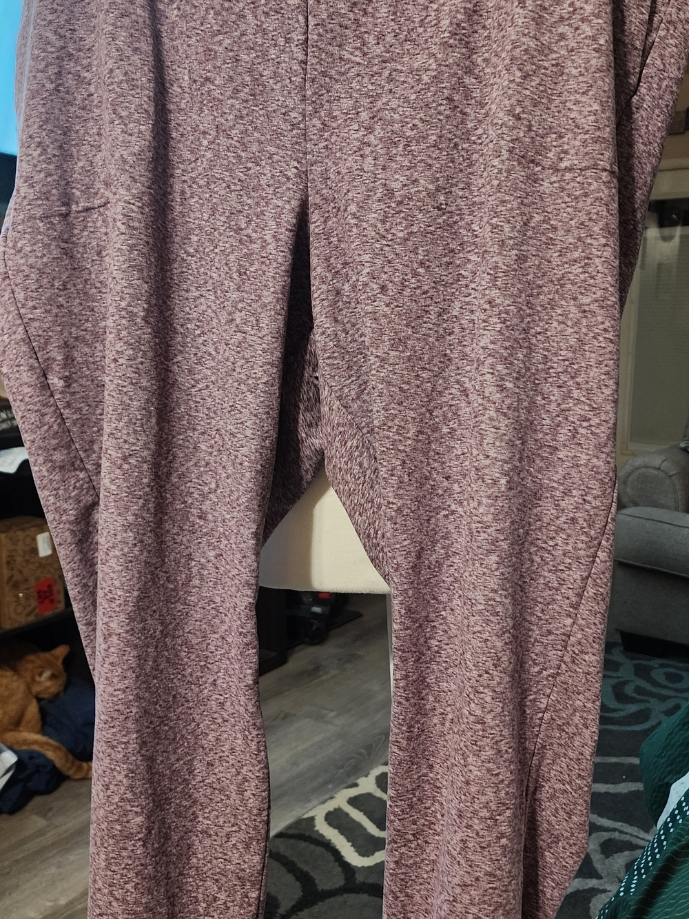 torrid Heathered Plum Leggings Sz 4